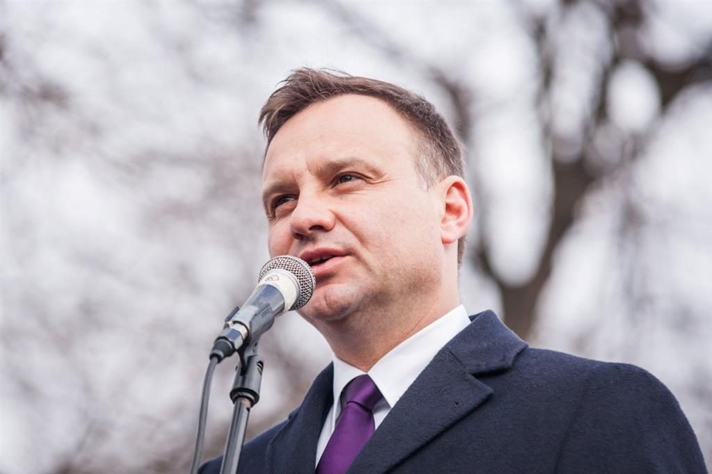 Andrzej Duda podczas kampanii prezydenckiej Custom