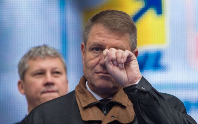 Klaus Iohannis în lacrimi