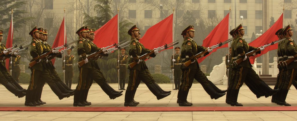 Chinese honor guard in column 070322 F 0193C 014