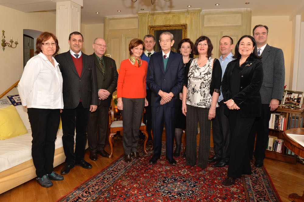 Regele și Regina, sărbătoriți la început de an 1 Familia Regala Elvetia 24 ianuarie 2016 ©Alain Morvan A