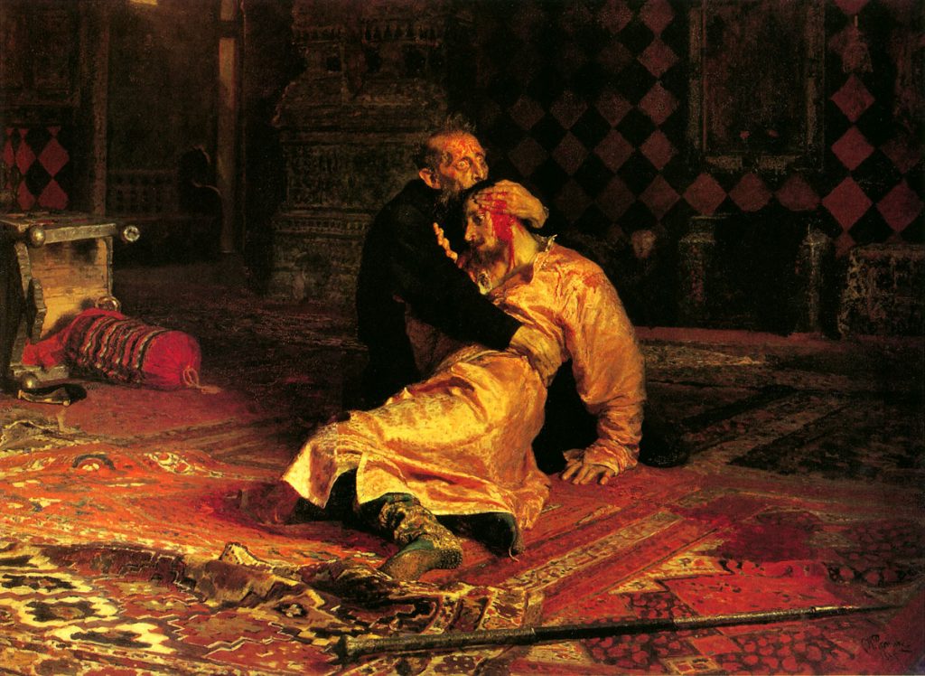 ivan the terrible and his son ivan on november 16th 1581