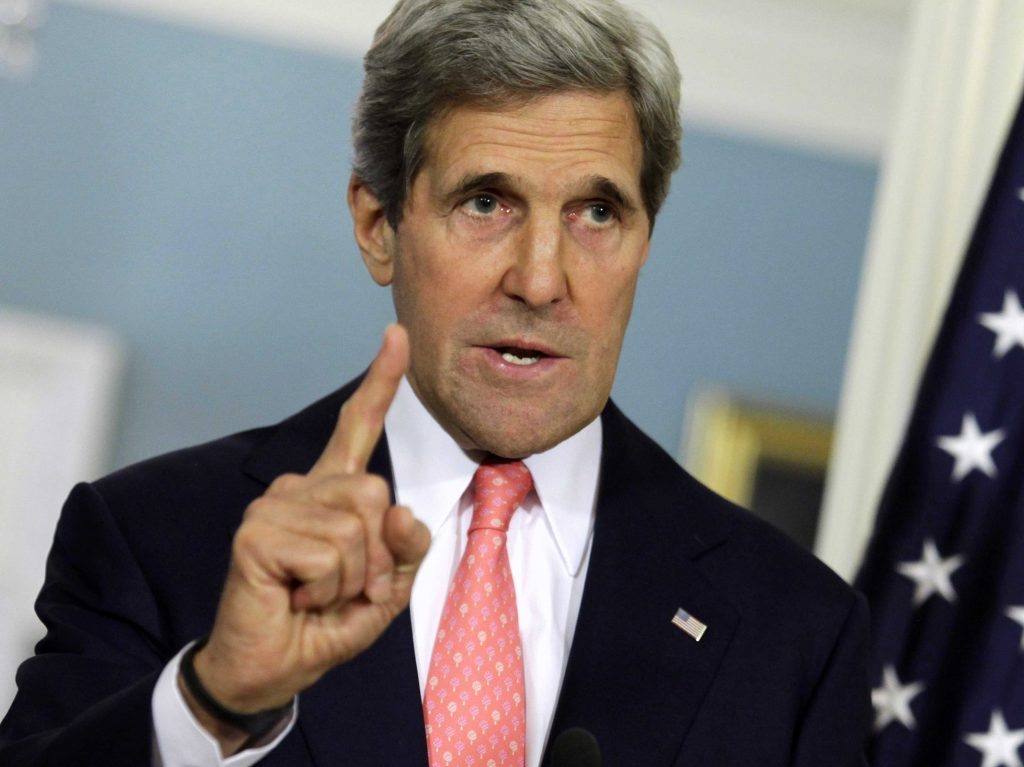 john kerry has been pushing for air strikes in syria