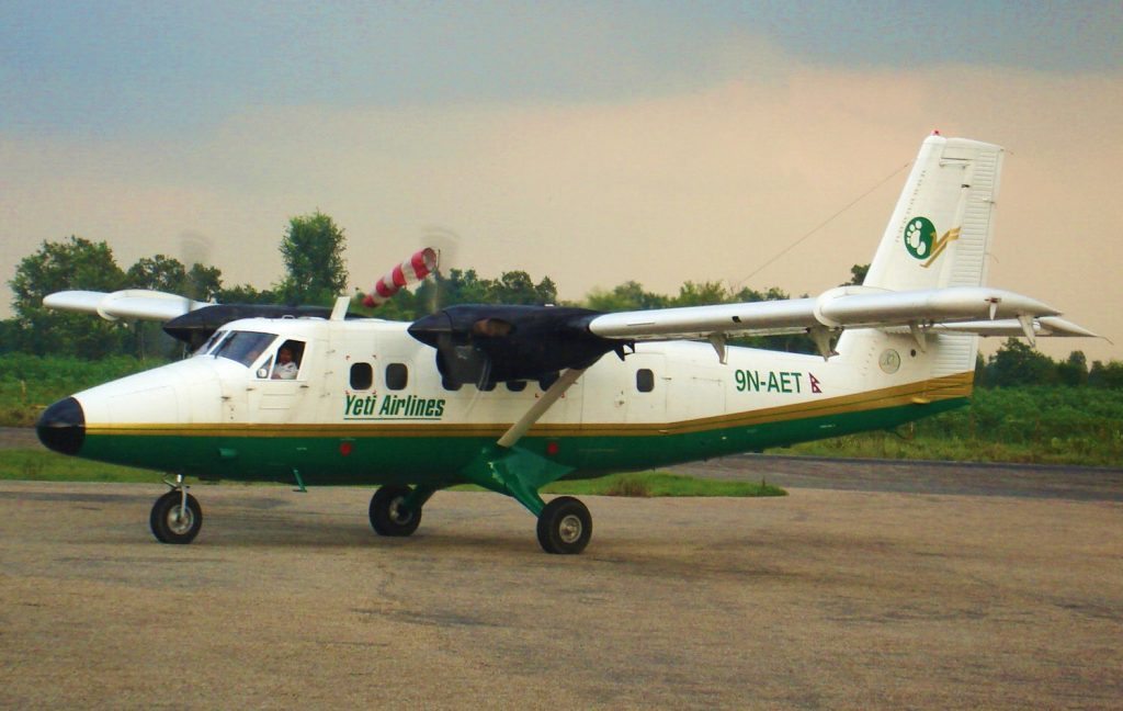 Un avion de pasageri, dispărut în Nepal 1 Yeti Airlines Twin Otter
