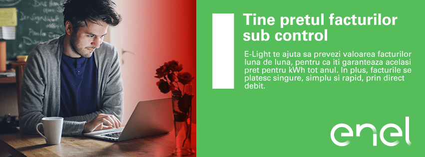 Enel lansează E-Light, primul abonament dedicat internauților 1 Elight