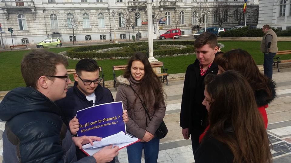 Elevii liberali i-au învățat pe arădeni semnificația numelor 1 actiune CEL 19