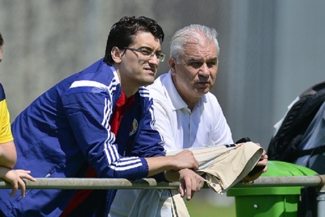Burleanu a anunțat oficial despărțirea de Iordănescu. Numele viitorului selecționer îl aflăm după Euro 1 anghel iordanescu razvan burleanu 72290500 70458000