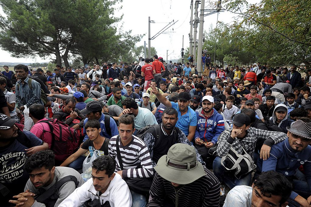 macedonia migrants