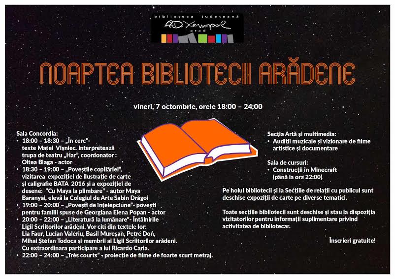 afis noaptea bibliotecii ardene