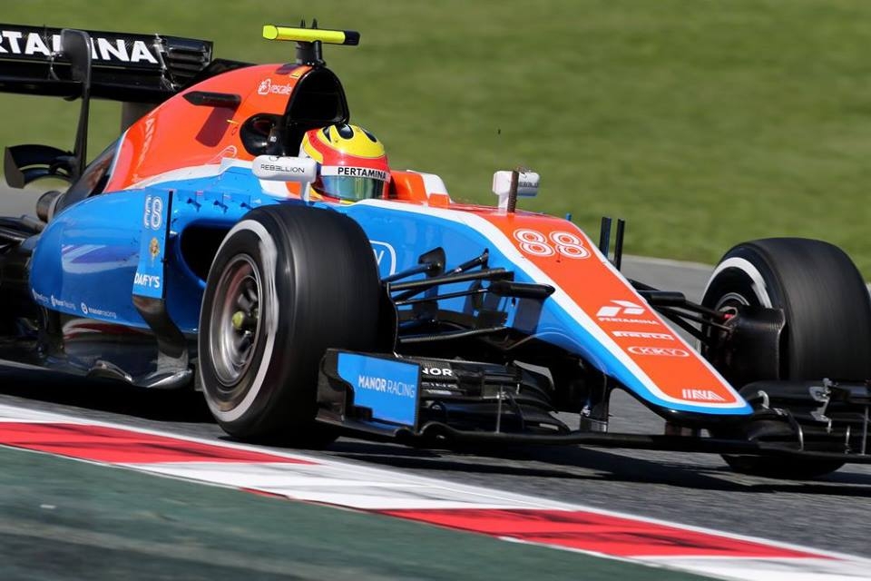 Rio Haryanto 2016 Spanish GP Manor F1 Racing Team