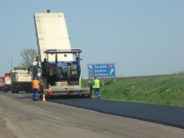 Lucrări de asfaltare pe DN 29A