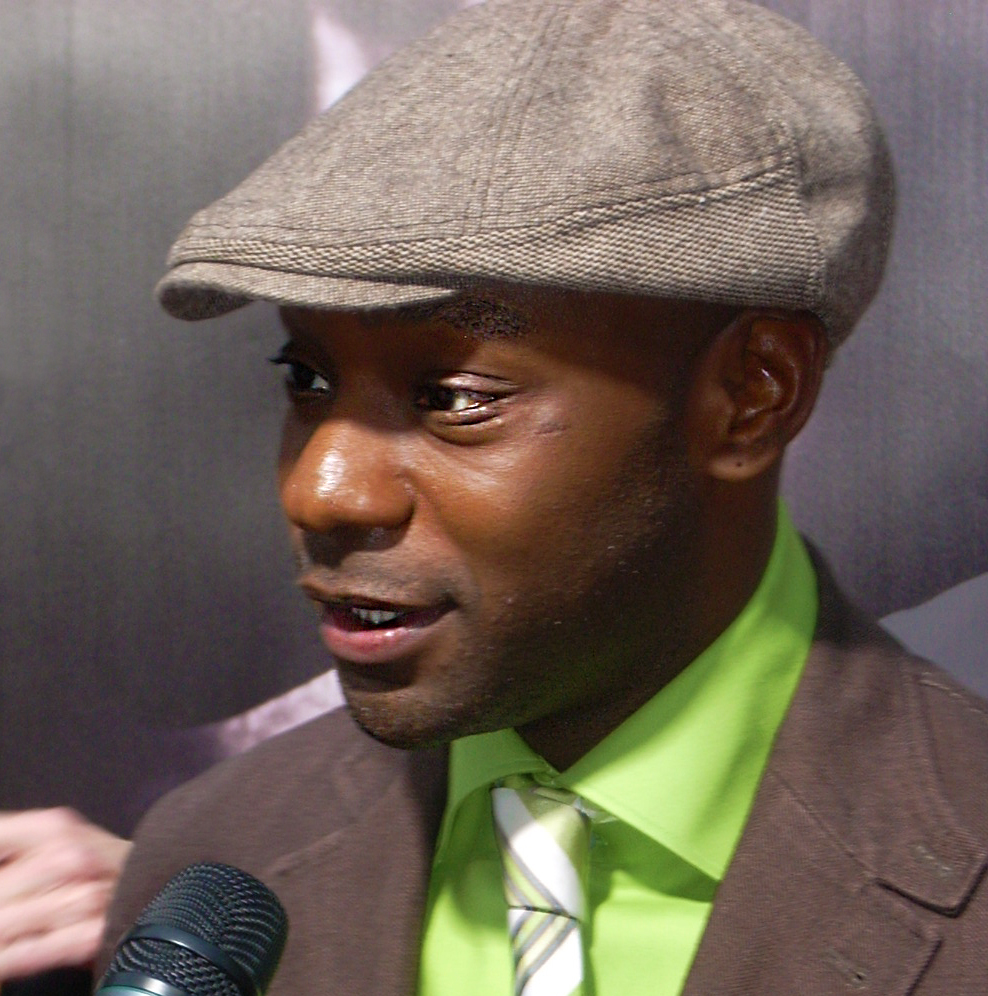 Nelsan Ellis at True Blood premiere party crop