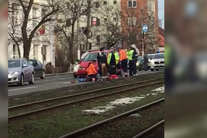 biciclist accidentat grav pe calea iuliu maniu