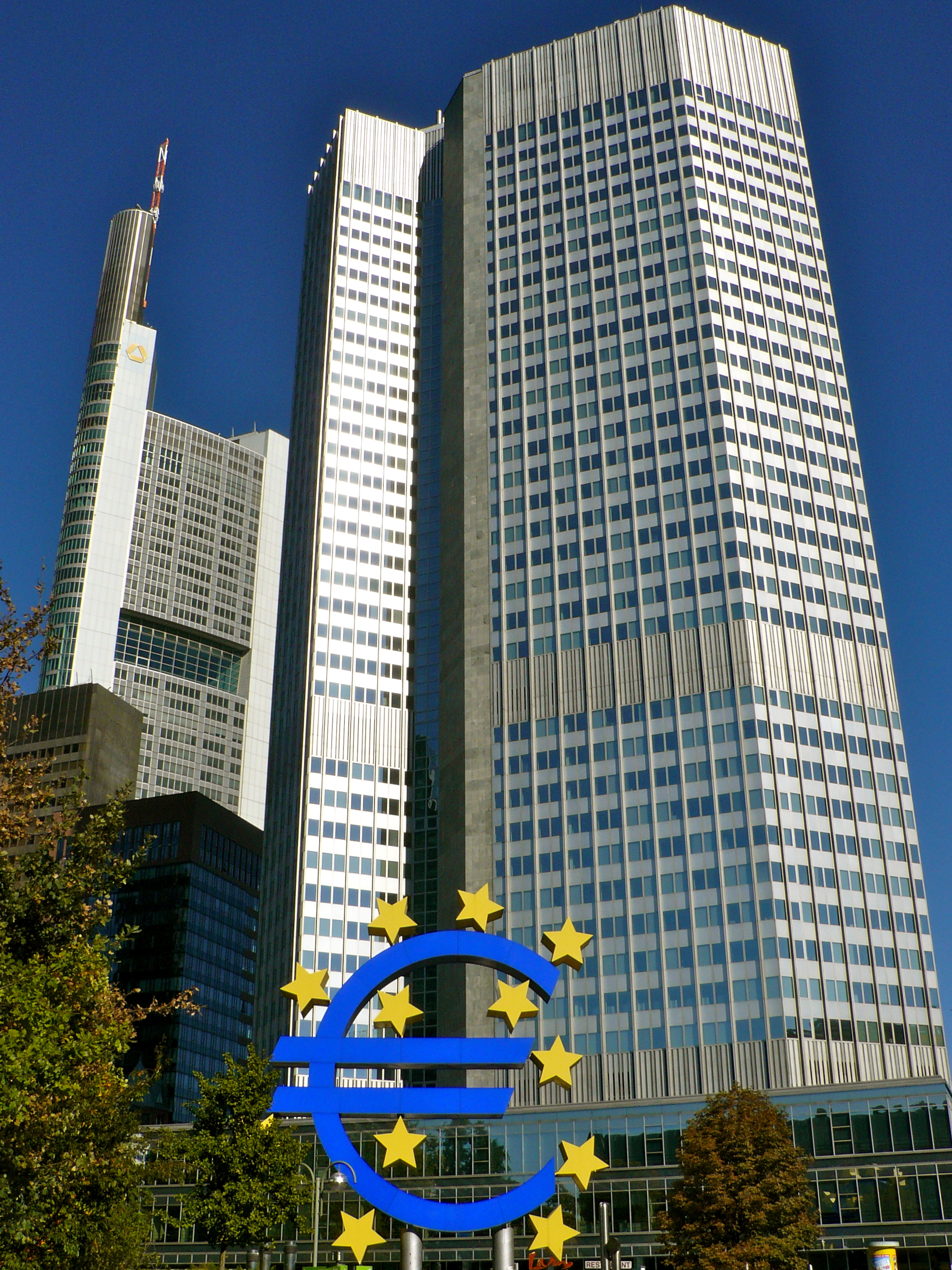 European central bank euro frankfurt germany