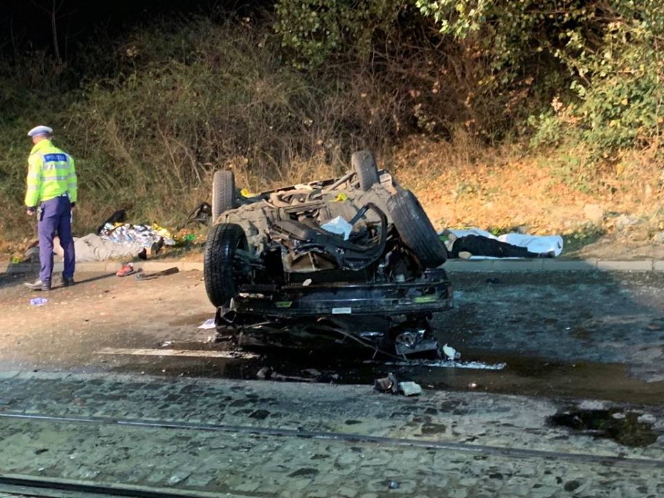Primele declaraţii ale IPJ cu privire la accidentul de pe podul de la Polivalentă 1 accident polivalenta