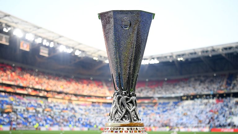 skysports europa league trophy 4406564