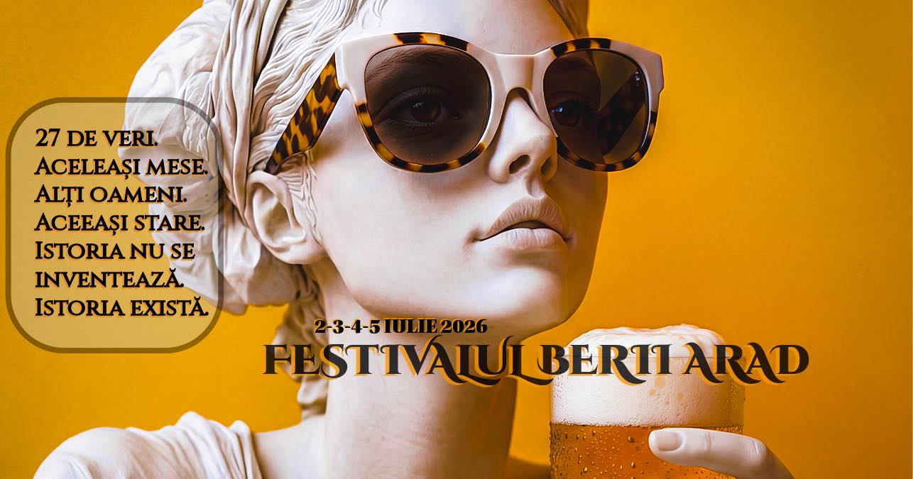 De 27 de ani, vara începe la Ștrandul Neptun. Festivalul Berii Arad 2026 — bilete disponibile de astăzi, 25 martie 1 festivalulberiiarad2026